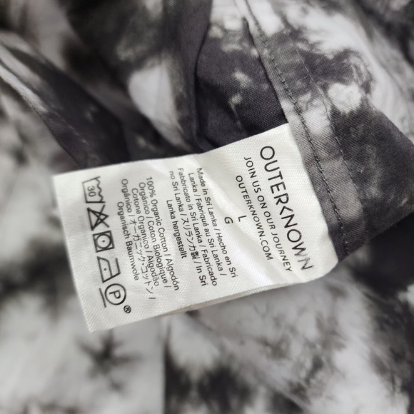 Outerknown BBQ Shirt in Galaxy Men's Button Up Short Sleeve Size Large NWT - Picture 4 of 6